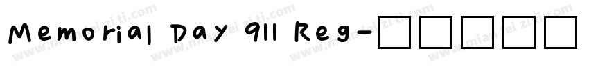 Memorial Day 911 Reg字体转换